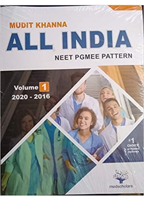 All India NEET Pgmee pattern Volume-1 ( 2020-2016 ) mudit